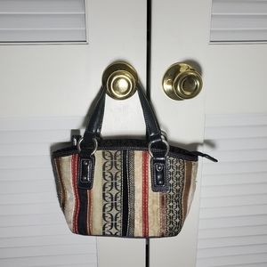 Fossil Striped Handbag